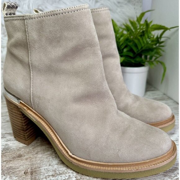 Vince Camuto Shoes - VINCE CAMUTO Gorgan Boots Women’s Size 8 Grey Suede Kelivena Ankle MSRP $149